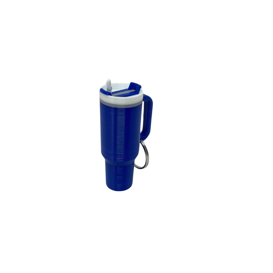 Tumbler Cup Replica Keychain | Popular Water Bottle Replica Mug Key Tag for Car Keys | Made in USA