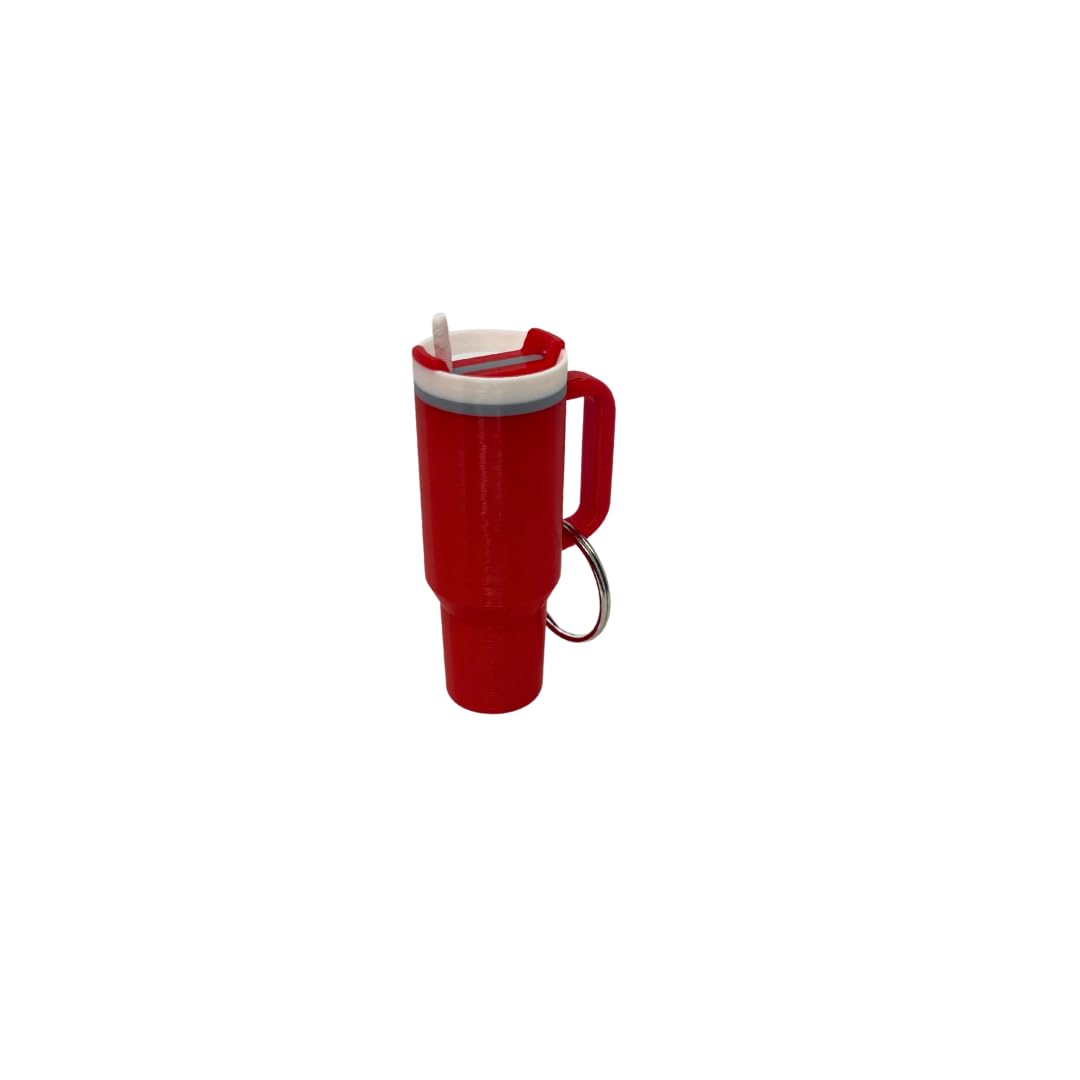Tumbler Cup Replica Keychain | Popular Water Bottle Replica Mug Key Tag for Car Keys | Made in USA