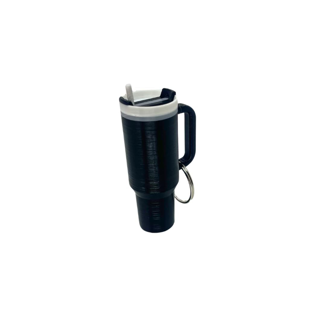 Tumbler Cup Replica Keychain | Popular Water Bottle Replica Mug Key Tag for Car Keys | Made in USA