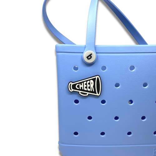 BOGLETS - Black Megaphone Charm Compatible with Bogg Bags