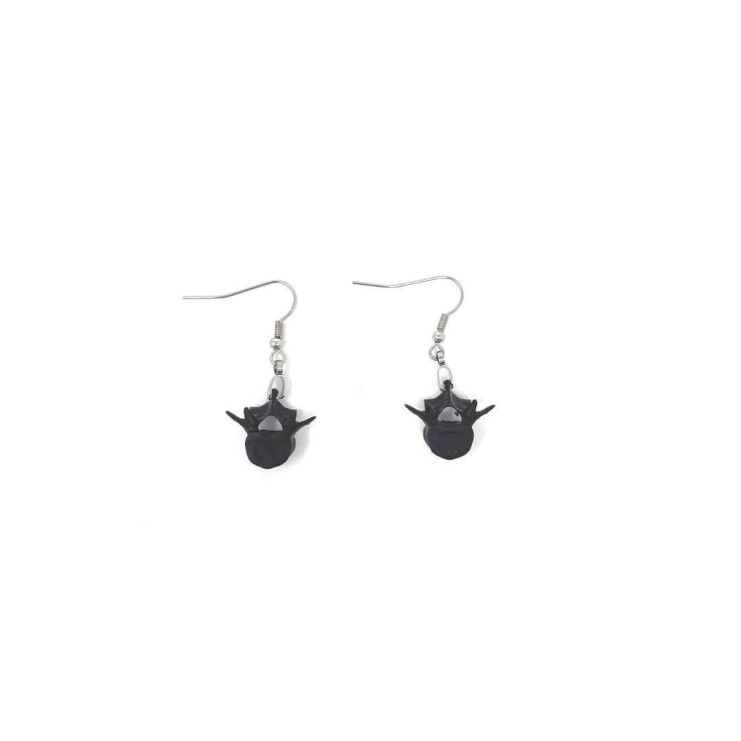 Vertebrae Halloween Earrings Set with French Stainless Steel Earring Hooks - Perfect for Halloween Costumes