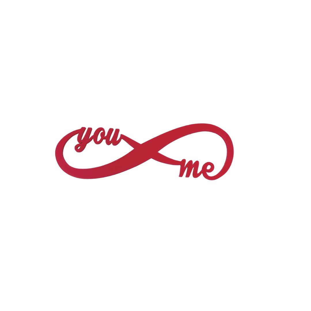 You + Me Forever Love Infinity Fridge Magnet Decor - Great for Gifts for Valentine's Day, Anniversary, or Just Because - Pairs Great with Flowers You + Me Forever