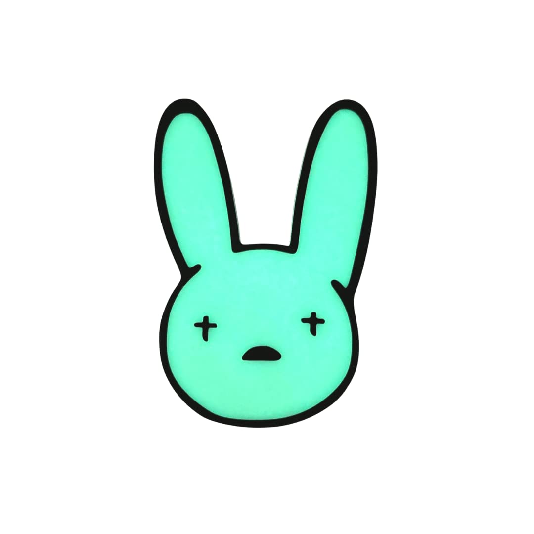 Bad Bunny Glow in the Dark Fridge Magnet