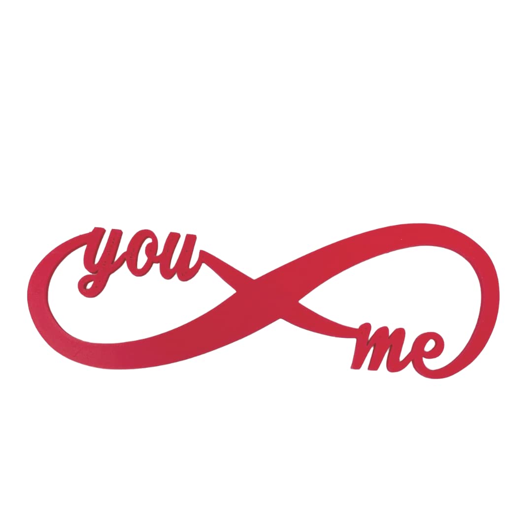 You + Me Forever Love Infinity Fridge Magnet Decor - Great for Gifts for Valentine's Day, Anniversary, or Just Because - Pairs Great with Flowers You + Me Forever