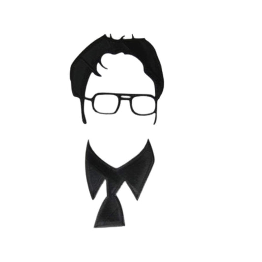 The Office Merchandise - Dwight Schrute Silhouette Decorative Refrigerator Magnet - Great Gift for Office Fans