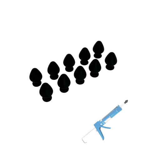 Caulk Saver Plugs 10-Pack | Save & Reuse Caulk Guns with Reusable Plugs | Made in USA (10 Pack)