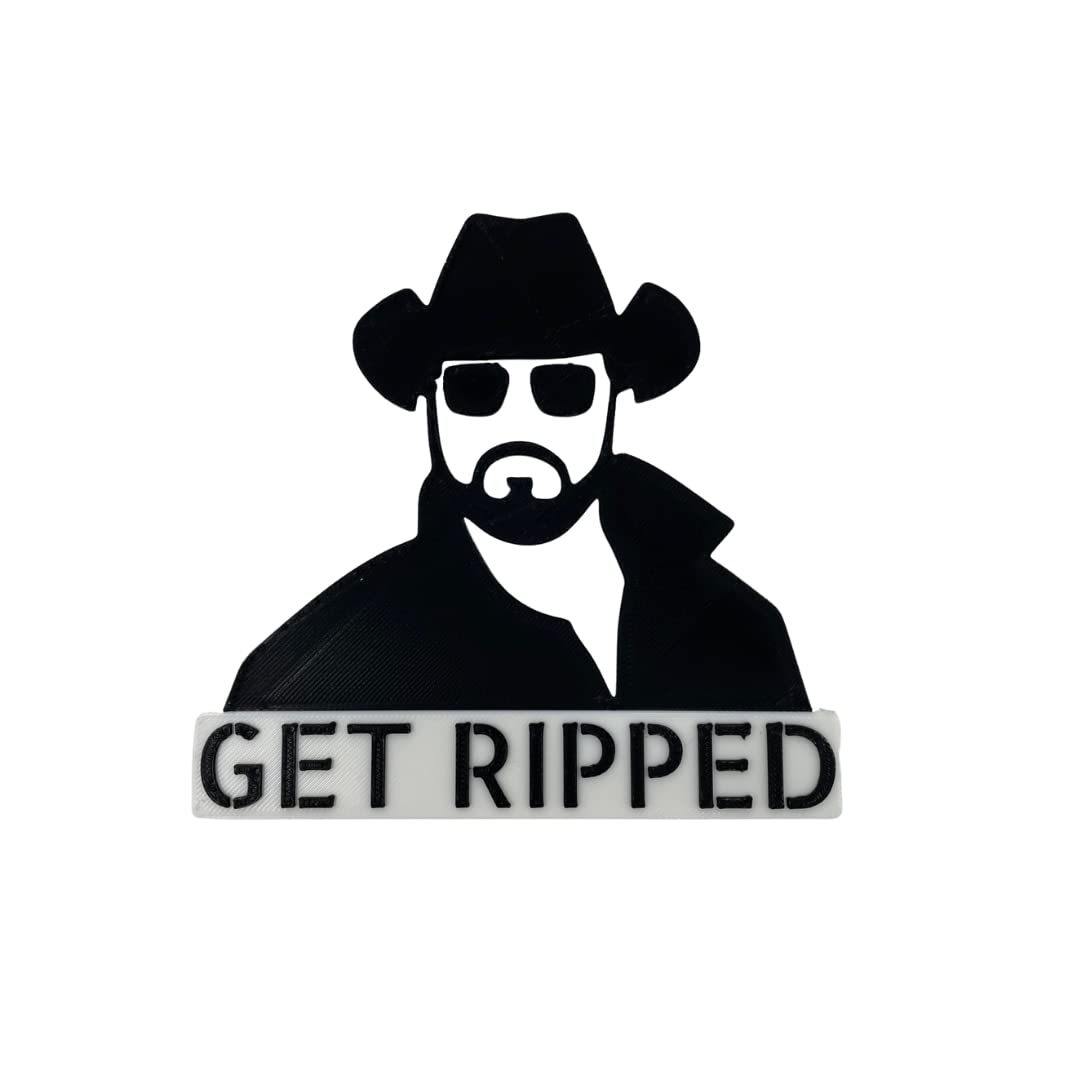 Yellowstone Rip Wheeler Get Ripped Fridge Magnet - Perfect for Fans of The Hit TV Show Yellowstone - Decorative Rip Get Ripped Fridge Magnet for Home or Office Decor