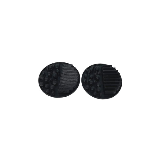 FRESHe Mini Paint Plate Paintbrush Cleaner Disc 2-Pack - Drop in a Cup of Water & Keep Paint Brushes Clean - For Water-Based Mediums, Acrylic, and Watercolor - Black