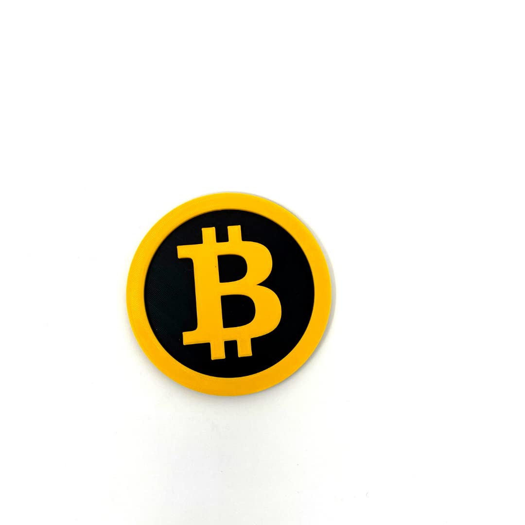 Bitcoin Fridge Magnet - Decorative Fridge Magnet for Cryptocurrency Fans