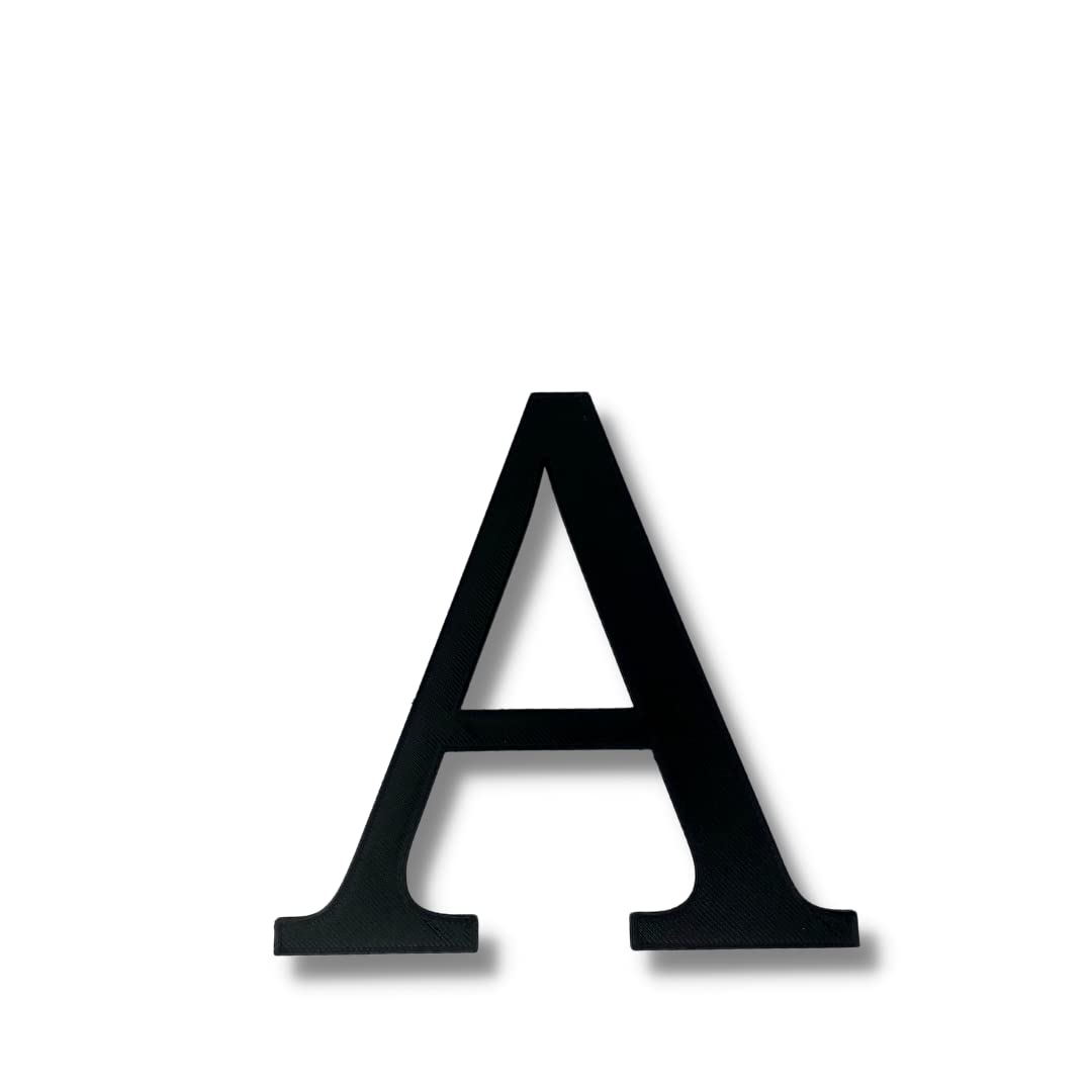Alphabet Wall Sign Lettering - Decorative 3D Printed Home Sign - Personalize your Living Room and Bedroom Wall - Letter Symbol Wall Decor