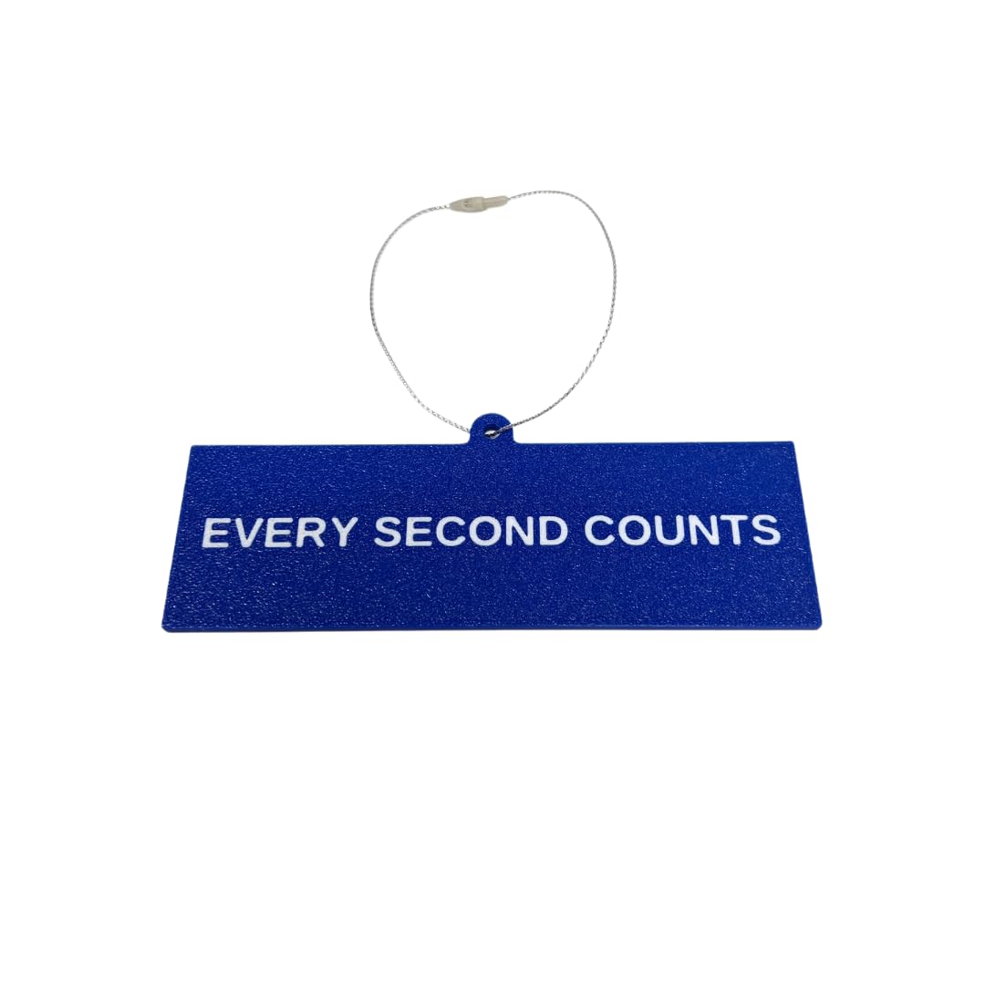 Every Second Counts Christmas Ornament | Inspirational Holiday Ornament | Made in USA