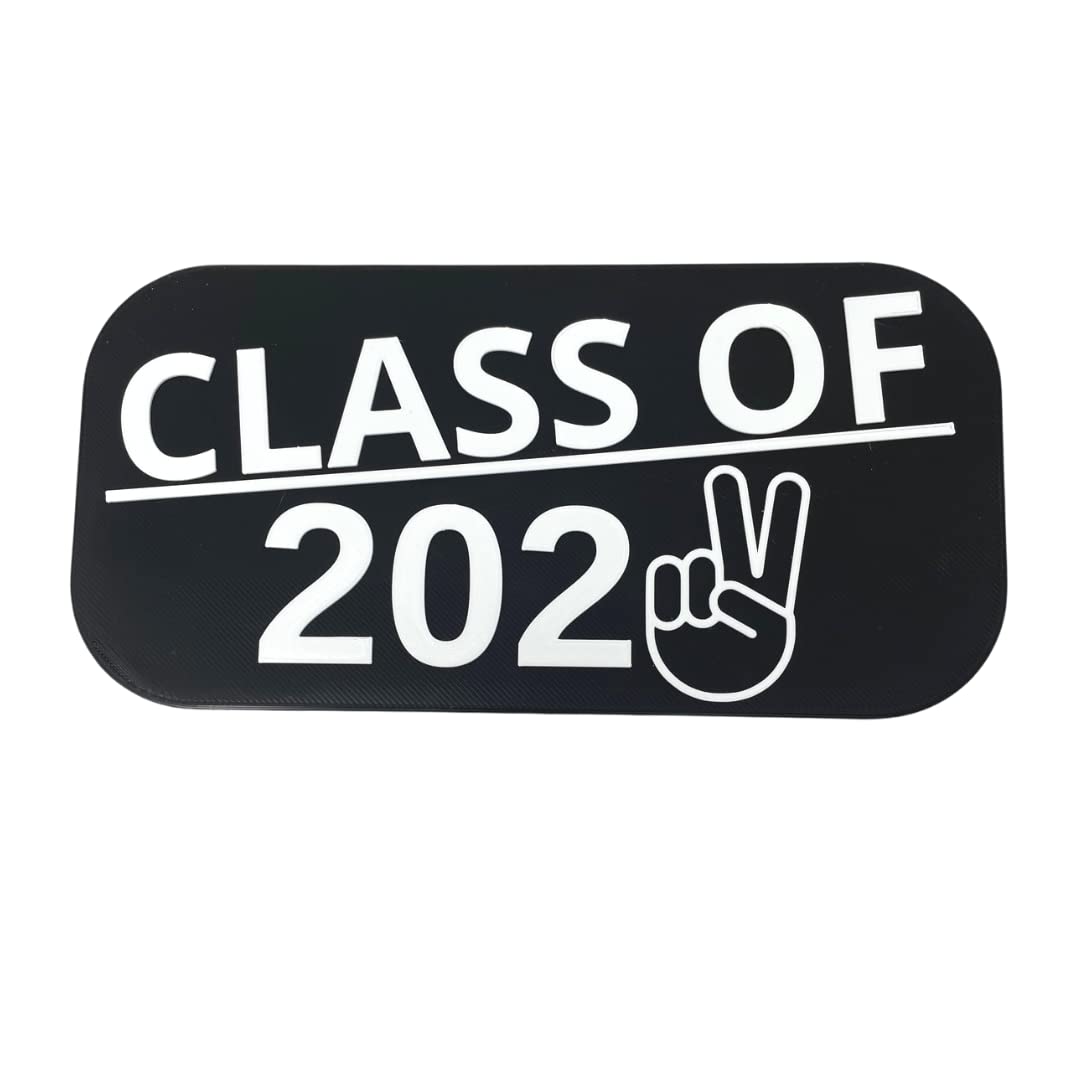 Class of 2022 Graduation Wall Decor & Sign - Perfect Decoration to Celebrate Graduation - Black & White