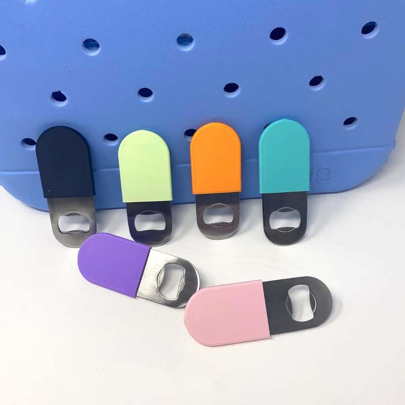 BOGLETS - Bottle Opener Charm Accessory For Bogg Bags - Keep a Bottle Opener Handy with your Tote Bag - Multiple Color Options - Made in the USA