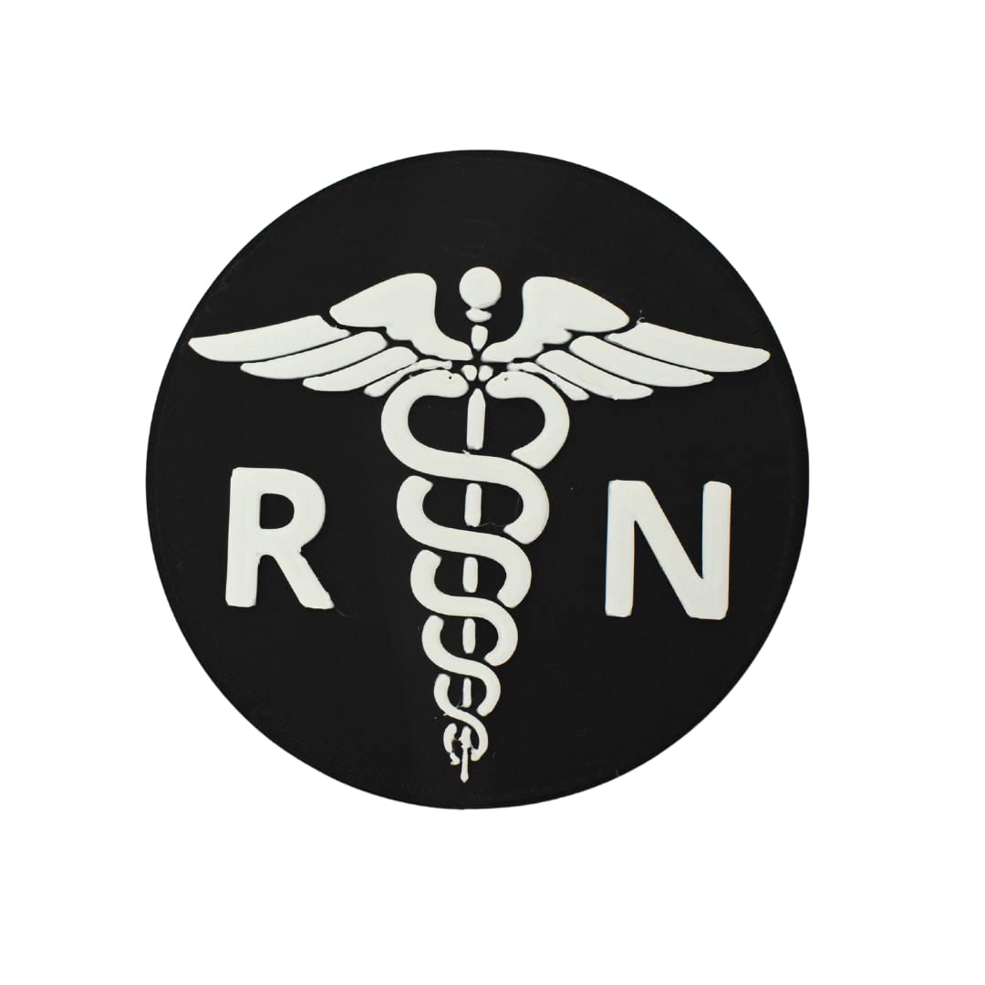 Boglets - RN Nurse Charm - Decorative Charms for Nurses - Compatible with Bogg Bags, Simply Southern and other Tote Bags