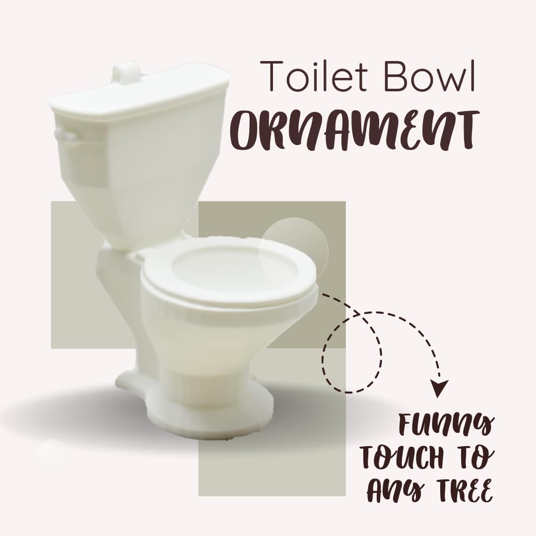 Toilet Bowl Christmas Tree Ornament