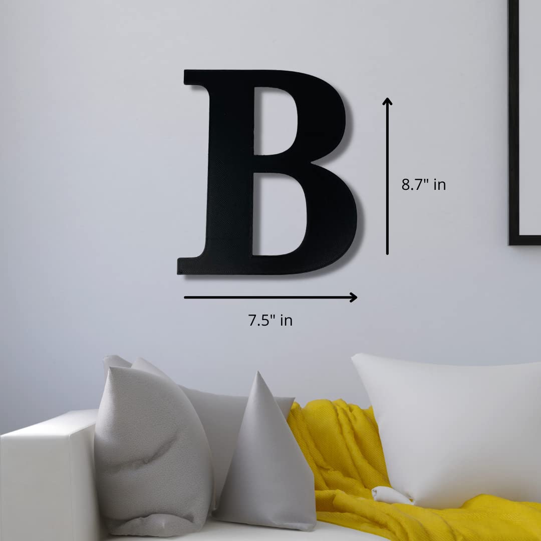 Alphabet Wall Sign Lettering - Decorative 3D Printed Home Sign - Personalize your Living Room and Bedroom Wall - Letter Symbol Wall Decor