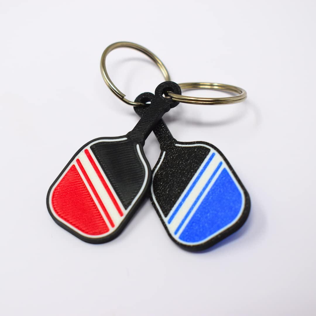 FRESHe Pickleball Keychain red