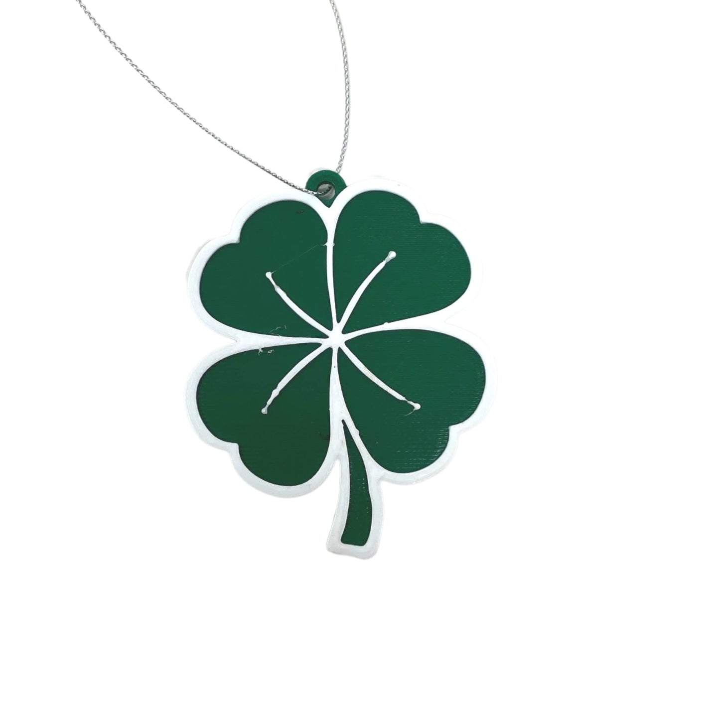 Shamrock Christmas Ornament - Decorative Christmas Ornament - Decorative Holiday Ornament - Made in The USA