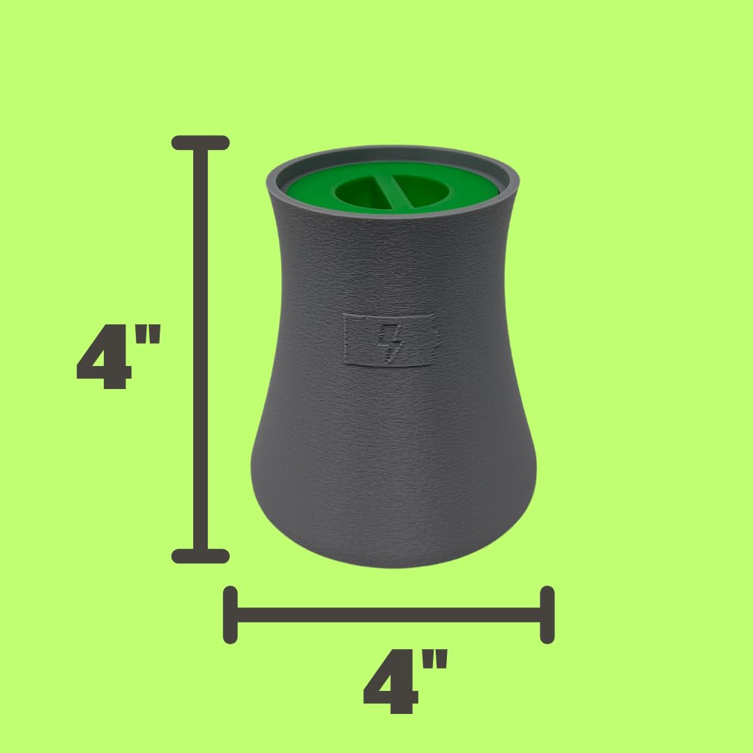 Chatelet 'Nuclear Reactor' Replica AA Battery Holder | Unique AA Battery Storage for Organization | Holds 10 AA Batteries | Made in USA