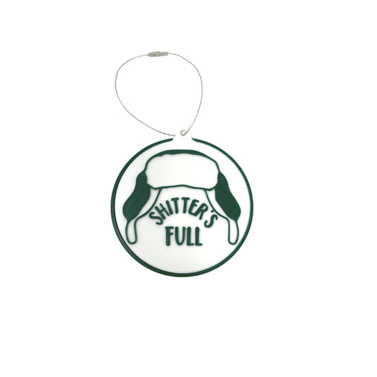 Sh*tters Full Funny Christmas Ornament - Perfect Holiday Decoration or Dirty Santa Gift - Decorate Your Christmas Tree! - Made in The USA! Sh*tters Full