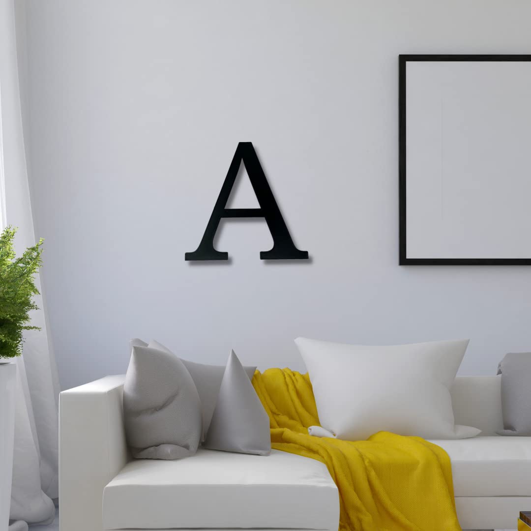 Alphabet Wall Sign Lettering - Decorative 3D Printed Home Sign - Personalize your Living Room and Bedroom Wall - Letter Symbol Wall Decor