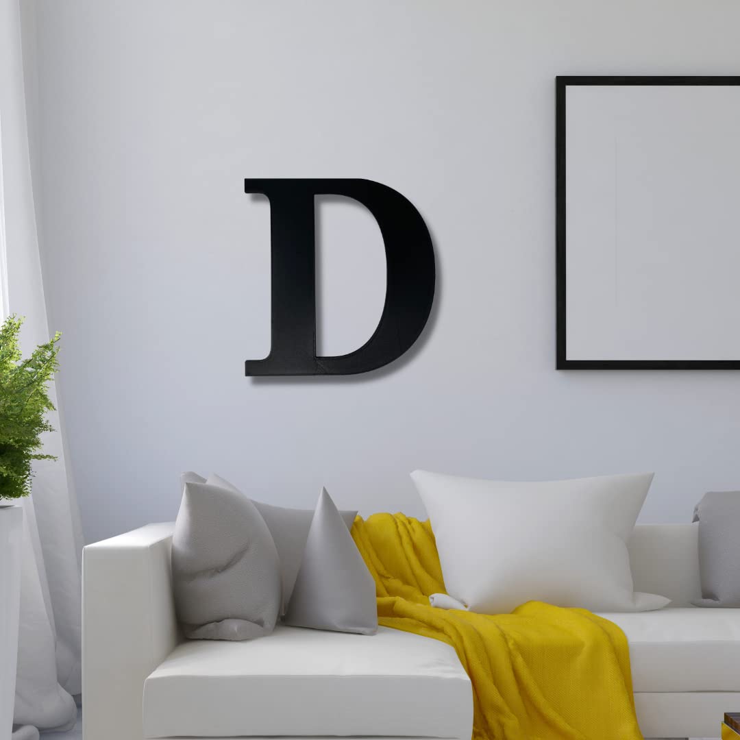 Alphabet Wall Sign Lettering - Decorative 3D Printed Home Sign - Personalize your Living Room and Bedroom Wall - Letter Symbol Wall Decor