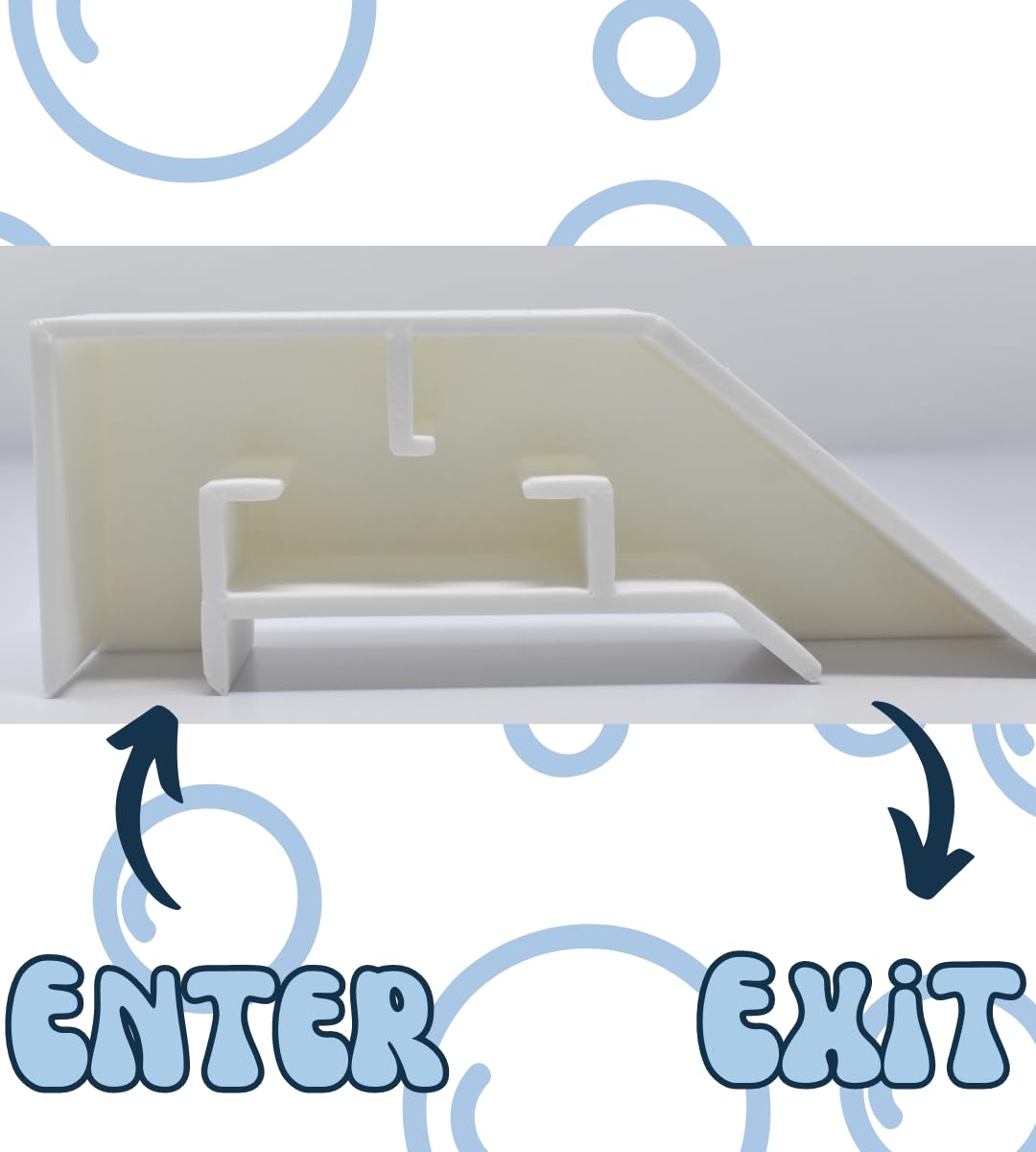 Chatelet Aquarium Underground Tunnel | Fish & Shrimp Hideout for Aquariums | Unique Underground Viewing Tunnel | Made in USA