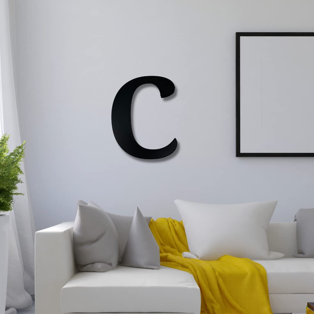 Alphabet Wall Sign Lettering - Decorative 3D Printed Home Sign - Personalize your Living Room and Bedroom Wall - Letter Symbol Wall Decor