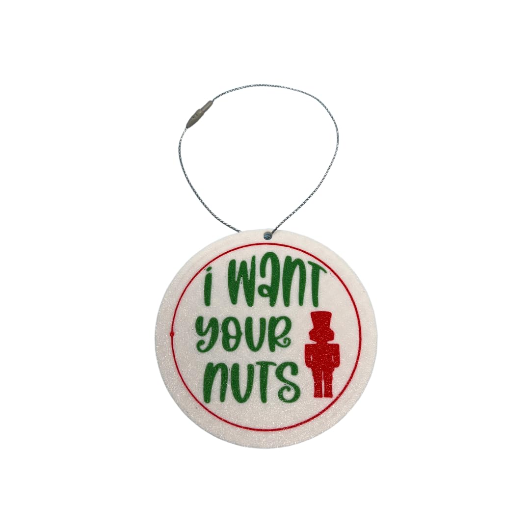 Funny Gag Gift Christmas Ornament | Perfect Dirty Santa Gift Holiday Ornament | Made in USA