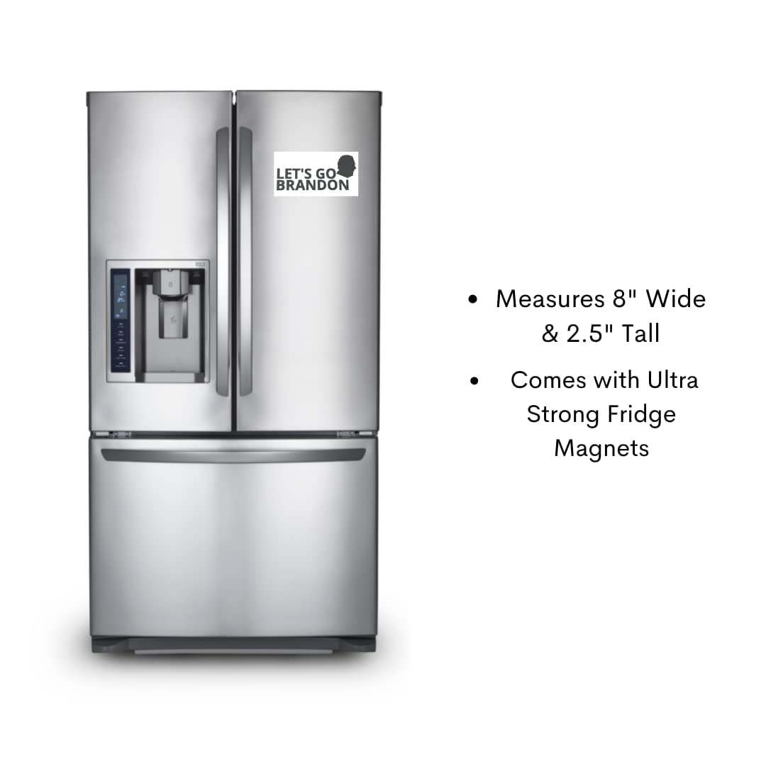Let's Go Brandon Fridge Magnet - Bring The 2021 Meme of The Year to Life with This Decorative Fridge Magnet