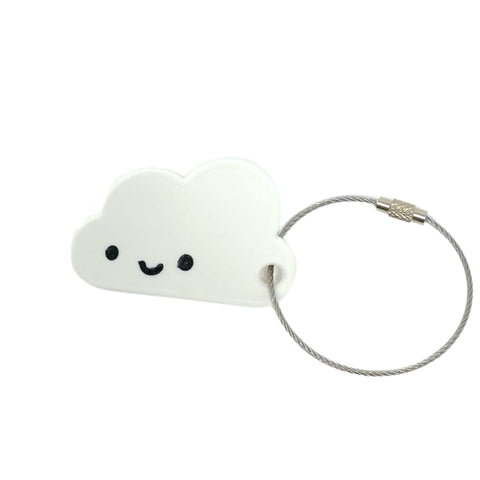 Cute Kawaii Cloud Backpack Charm - Perfect for Decorating Backpacks, Lunchboxes, Luggage, & Tote Bags (Cloud)