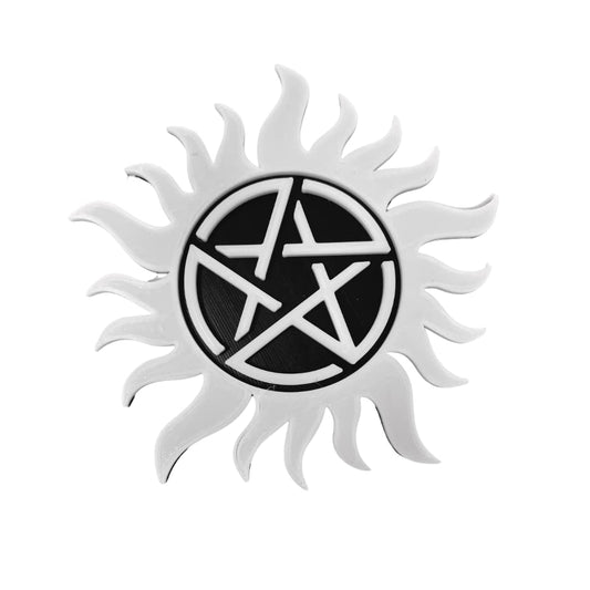 Supernatural Black & White Fridge Magnet - Supernatural Merchandise Perfect for Fans of the Show
