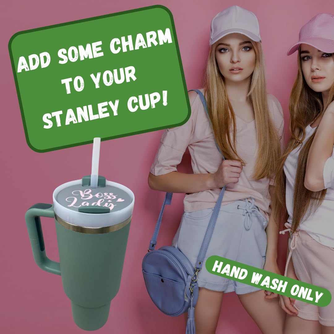 BAGLETS - Topper Charms Compatible with Stanley Cups | Customize Tumblers with Cute Charms | Easily Removable & Interchangeable | Made in USA