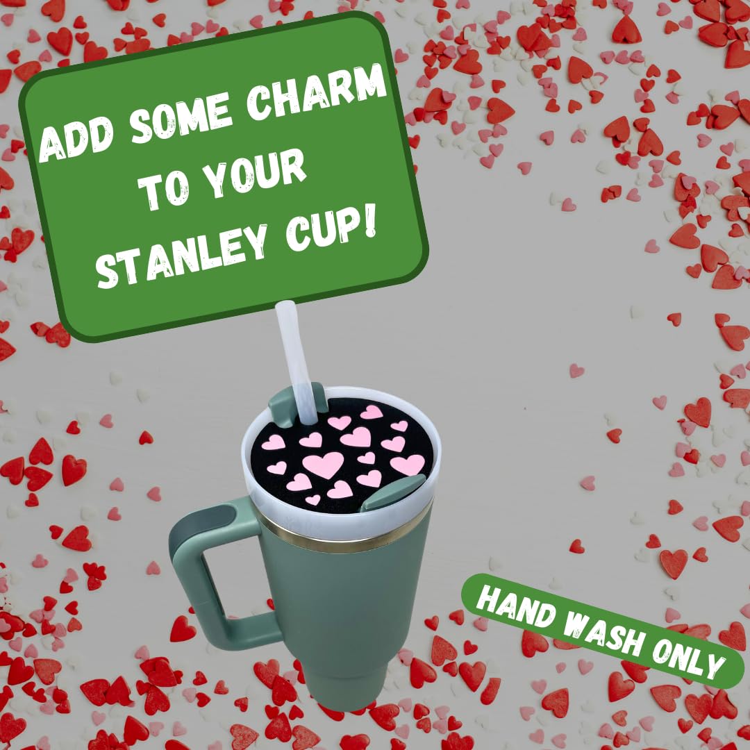 BAGLETS - Valentines Day Topper Charms Compatible with Stanley Cups | Customize Tumblers with Cute Charms | Easily Removable & Interchangeable | Made in USA