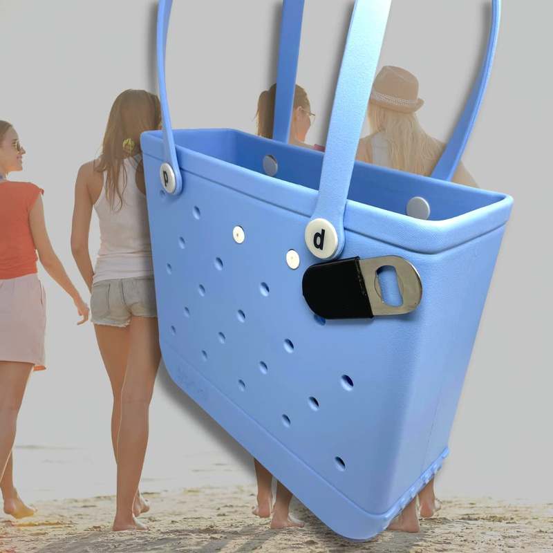 BOGLETS - Bottle Opener Charm Accessory For Bogg Bags - Keep a Bottle Opener Handy with your Tote Bag - Multiple Color Options - Made in the USA
