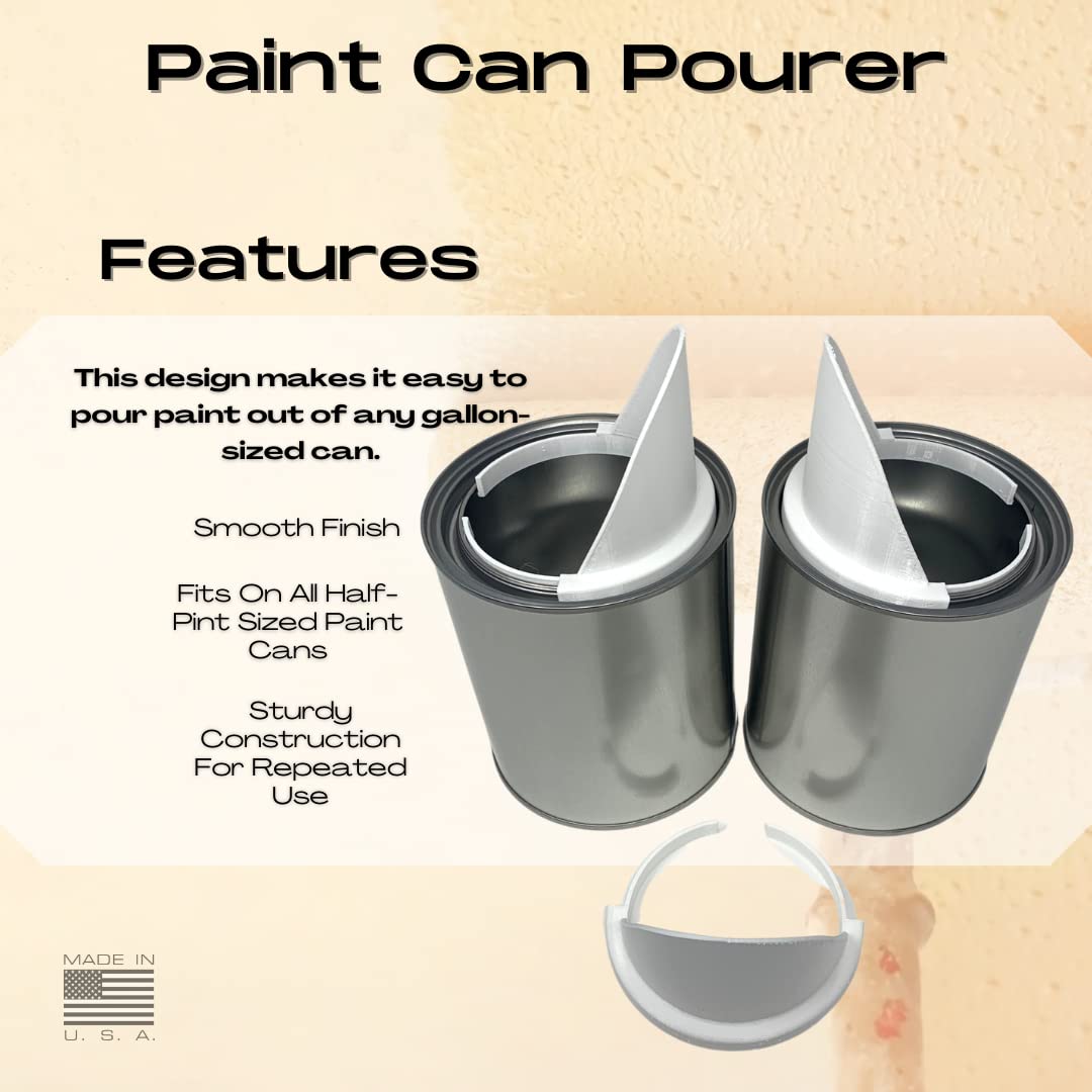 Paint Can Pourer - Fits Quart-Sized Paint Cans