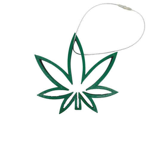 Leaf Christmas Ornament - Decorative Christmas Ornament - Decorative Holiday Ornament - Made in The USA