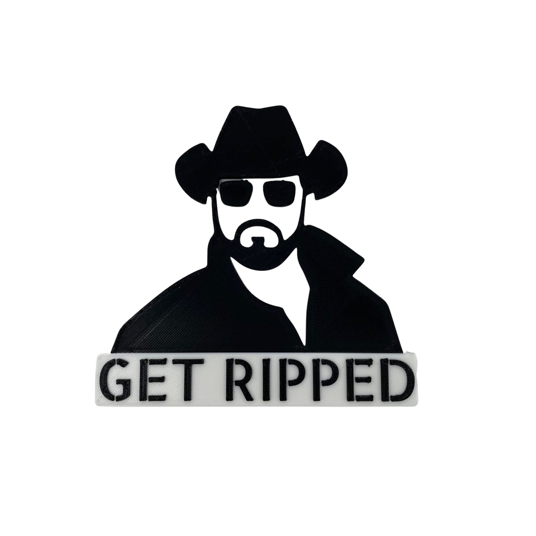 Yellowstone Get Ripped Fridge Magnet - Perfect for Fans of The TV Show Yellowstone - Decorative Get Ripped Fridge Magnet for Home or Office Decor - Made in The USA