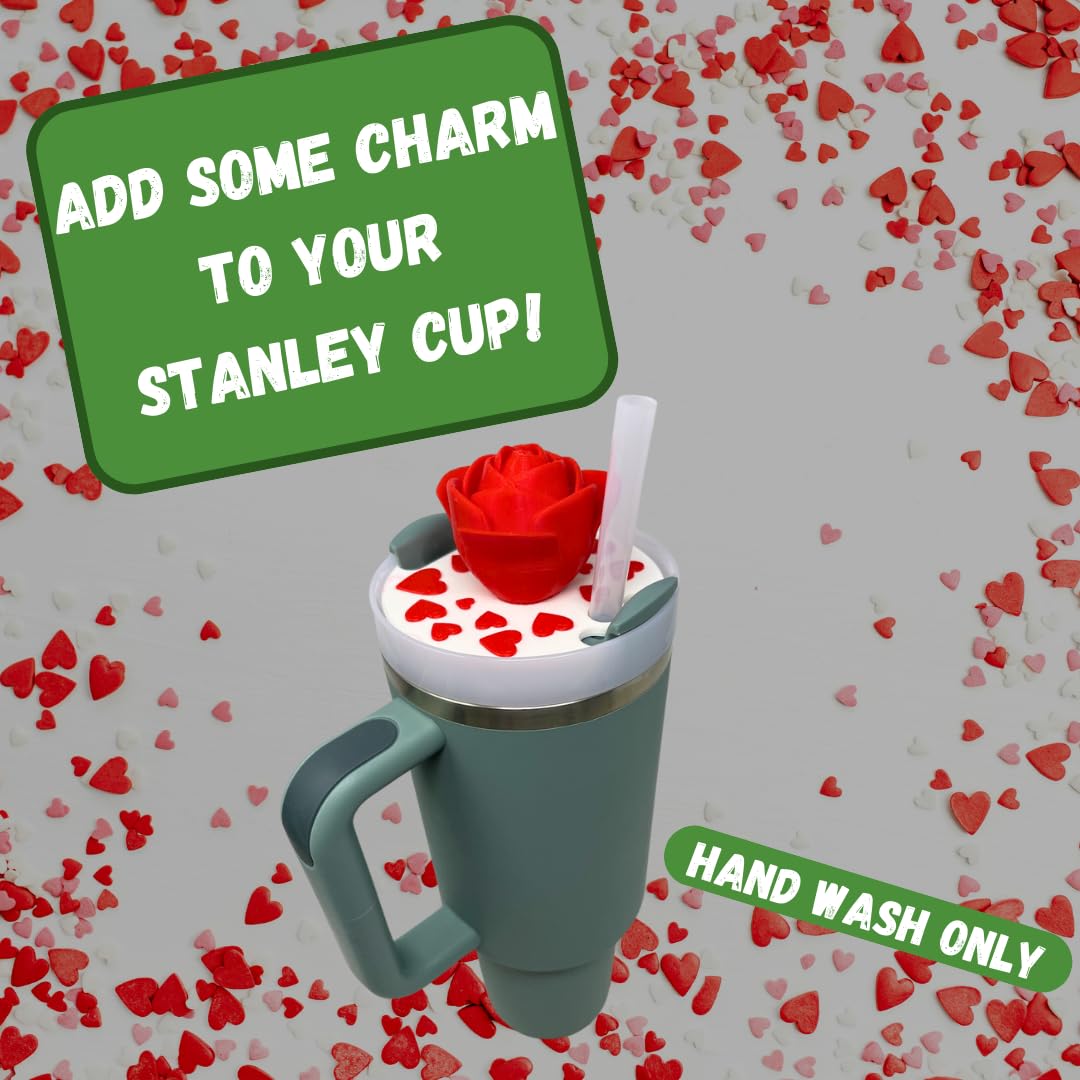 BAGLETS - Valentines Day Topper Charms Compatible with Stanley Cups | Customize Tumblers with Cute Charms | Easily Removable & Interchangeable | Made in USA