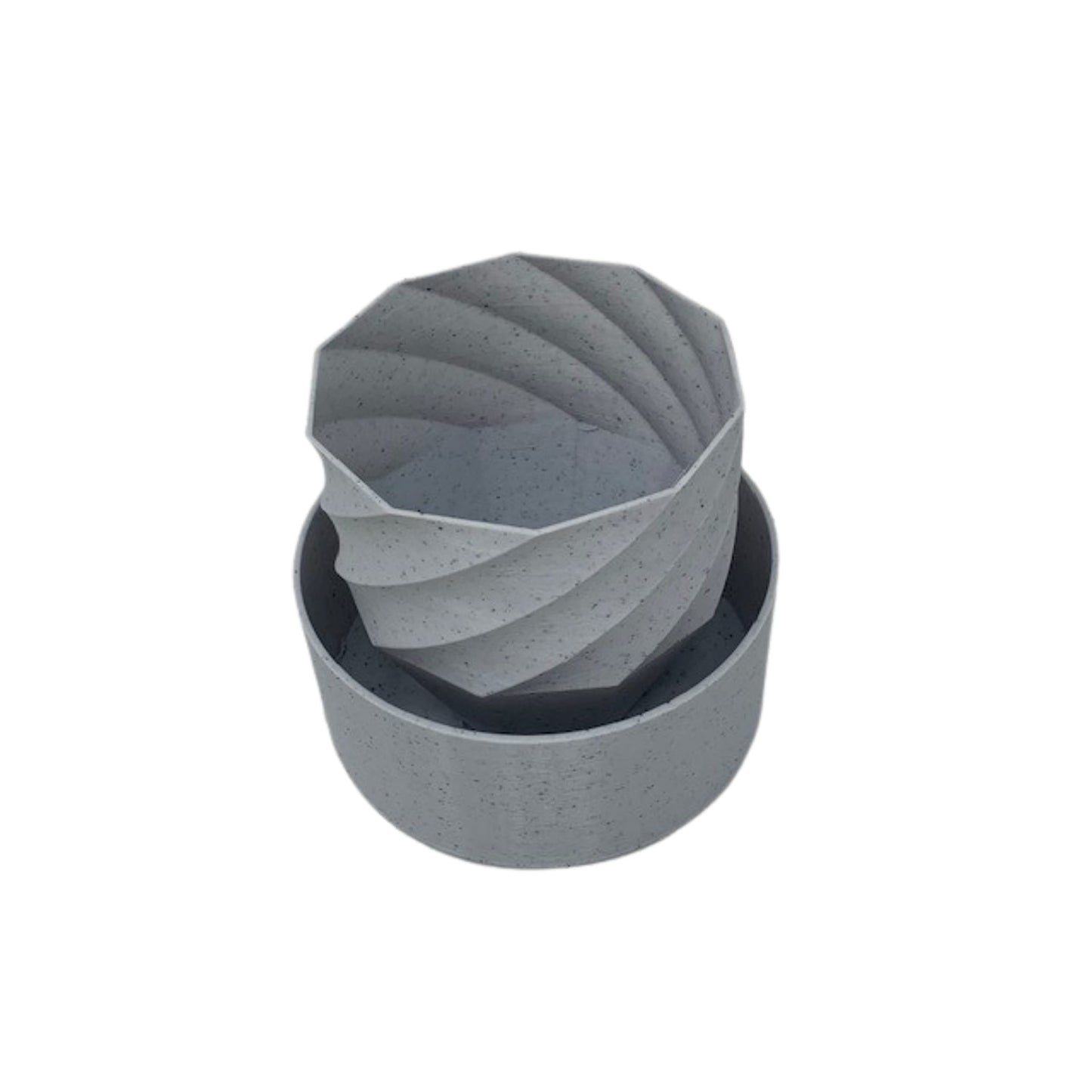 Self-Watering Planter with Spiral Design - Indoor/Outdoor Planter Pot for Succulents, Flowers, or Herbs - Decorate Home or Office