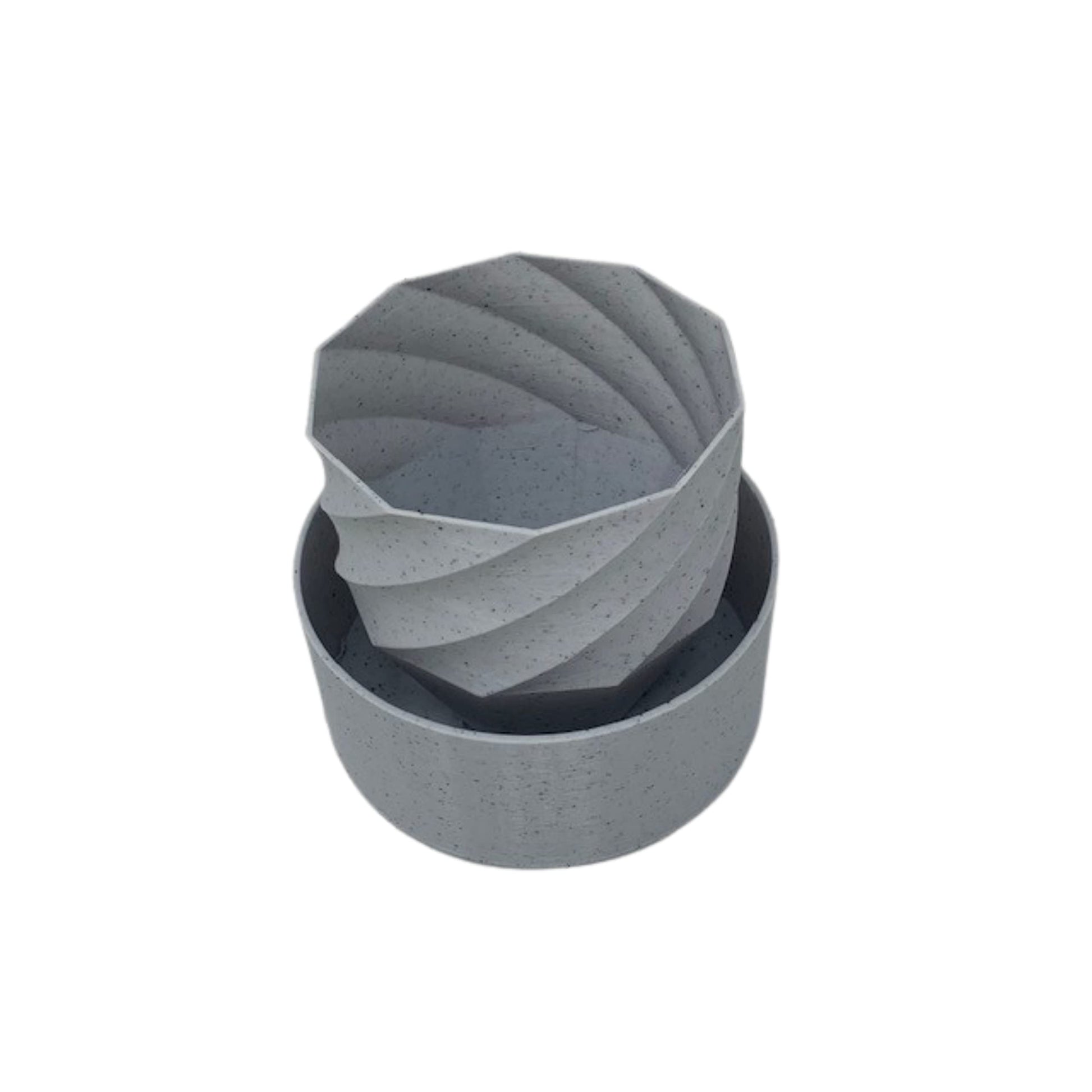 Self-Watering Planter with Spiral Design - Indoor/Outdoor Planter Pot for Succulents, Flowers, or Herbs - Decorate Home or Office