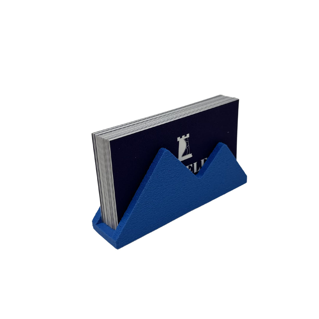 Mountain Silhouette Design Business Card Holder Display | Stylishly Display Business Cards & Decorate Office Desks