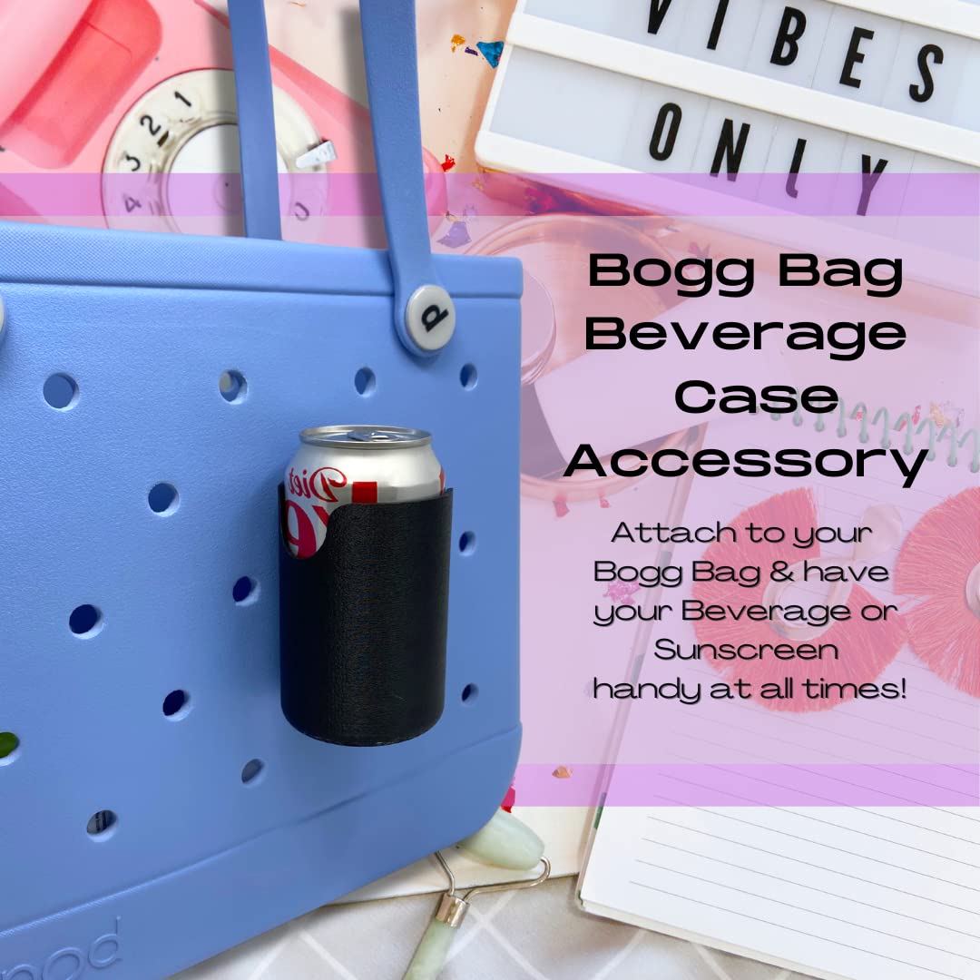 FRESHe BAGLETS - Can Drink & Water Bottle Holder Charm Accessory Compatible with Bogg Bags - Keep Bottles or Drink Cans Handy with your Tote Bag - Fits Inside or Outside of the Bag – Made in USA