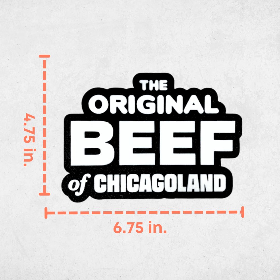 Decorative Fridge Magnet | The Original Beef of Chicagoland - Good for Fans of Hit TV Show The Bear- Great Gift