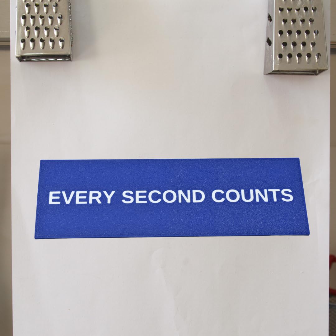 Every Second Counts Fridge Magnet