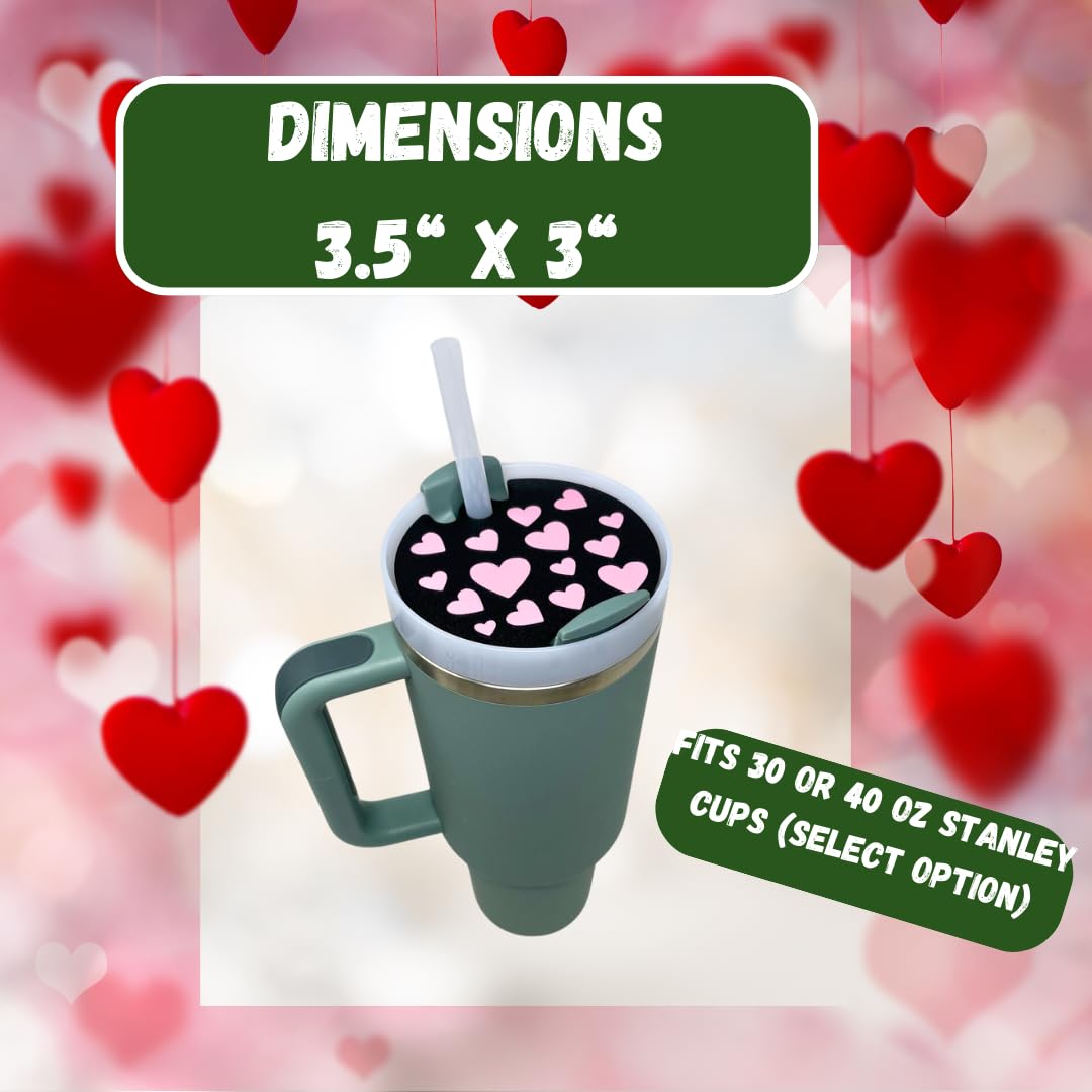 BAGLETS - Valentines Day Topper Charms Compatible with Stanley Cups | Customize Tumblers with Cute Charms | Easily Removable & Interchangeable | Made in USA