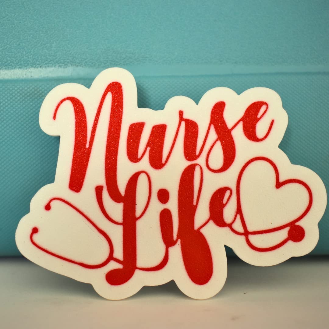 Boglets - RN Nurse Charm - Decorative Charms for Nurses - Compatible with Bogg Bags, Simply Southern and other Tote Bags