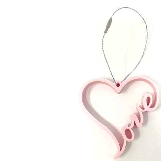 Love Heart Christmas Ornament - Show Your Family Love with The Love Heart Decorative Holiday Ornament - Made in The USA