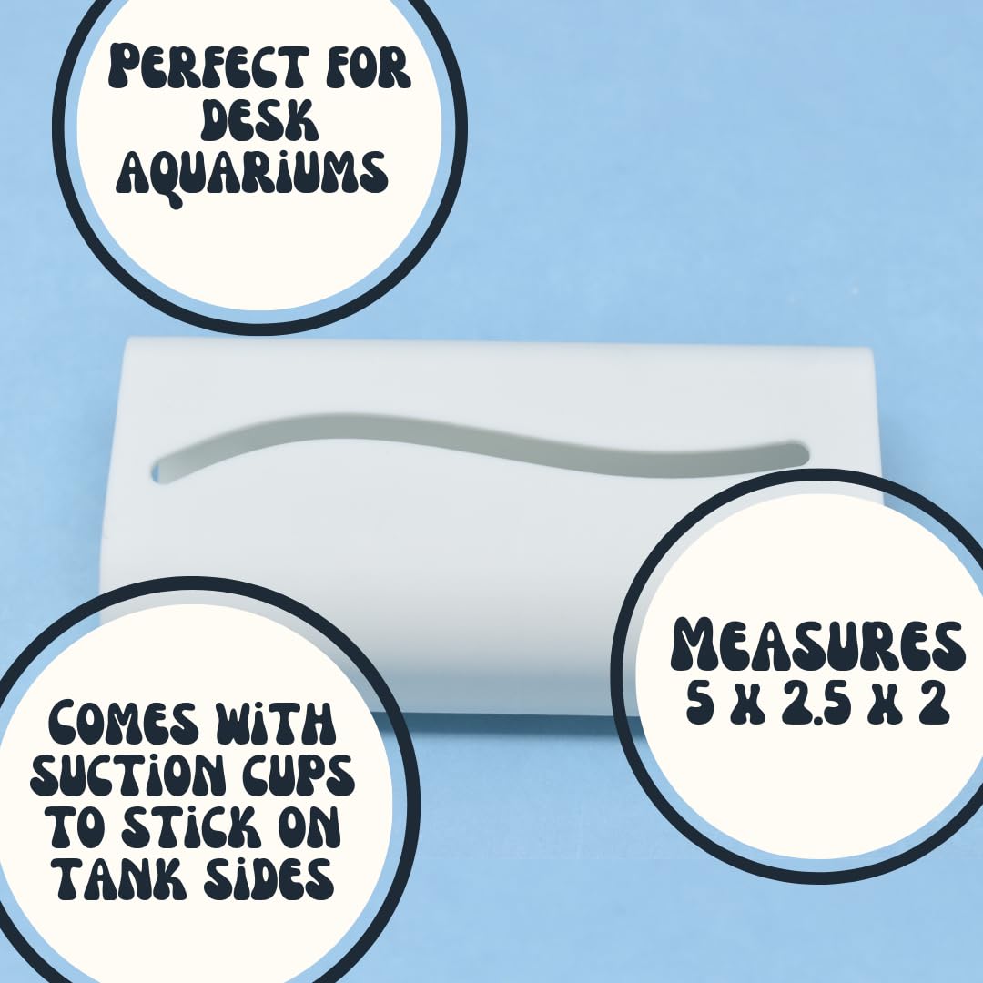 Chatelet REEFSHAPE - Betta Fish or Axolotl Amphibian Tunnel Hide | Viewing Tunnel for Aquariums | Made in USA