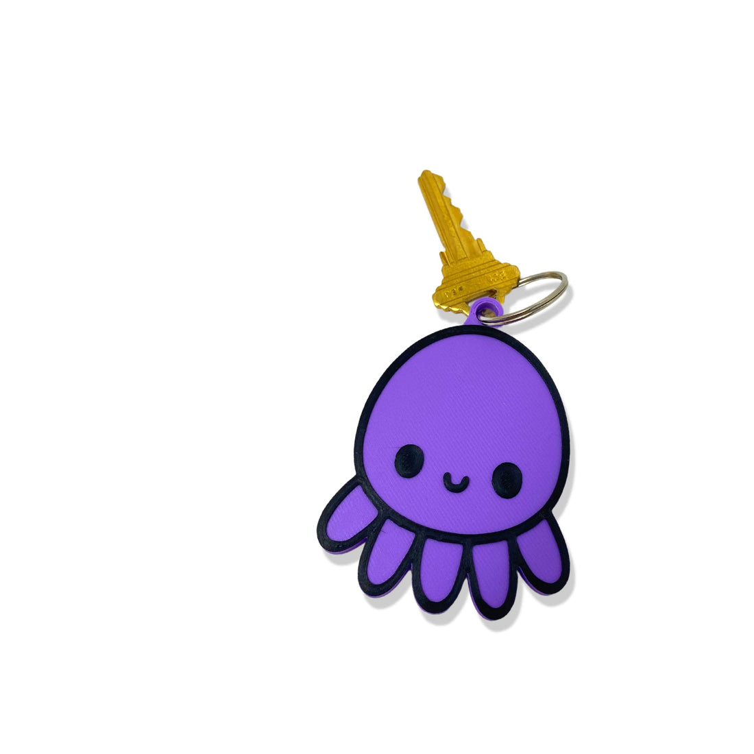 Cute Kawaii Octopus Keychain - Perfect for Hanging your keys. Decorate your Backpacks, Lunchboxes, Luggage, & Tote Bags Octopus